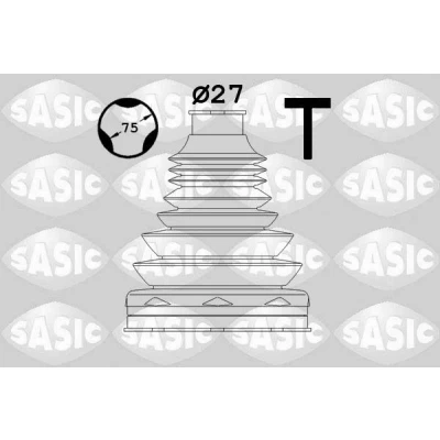 Immagine di SASIC 1906123 Soffietto sul lato del cambio Thermoplast FORD: C Max 2, FOCUS 3 Turnier,