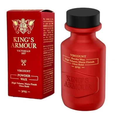 Immagine di King&#039;s Armour Viscount Cera in polvere per capelli High Volume, finitura opaca, ultra resistente, 20 g