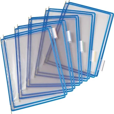 Immagine di Confezione 10 buste A4 per leggio T Technic, colore blu