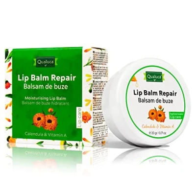 Immagine di Qualuca Balsamo Labbra con Calendula e Vitamina A, per Secche Screpolate, 20g