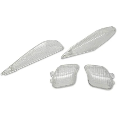 Immagine di One by Camamoto Kit Gemme vetri frecce Trasparenti (cod 77206335 Anteriori e Posteriori Compatibile con MBK Booster Next genaration/Rocket Anno dal 1999)