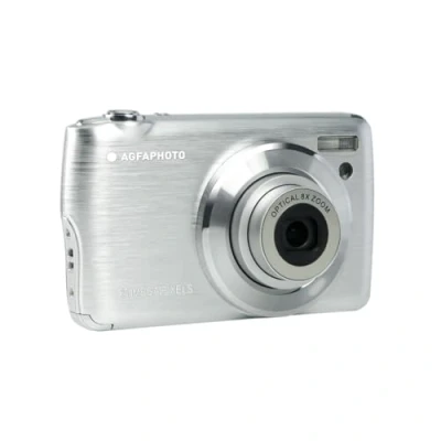 Immagine di AGFA PHOTO Realishot DC8200 Fotocamera digitale compatta Cam (18 MP, video Full HD, schermo LCD da 2,7&quot;, zoom ottico 8X, batteria al litio e scheda SD 16 GB), colore: Grigio