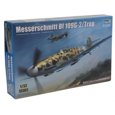 Immagine di Trumpeter 02295 Modellino Aereo Messerschmitt BF 109G 2/Trop, Scala 1:32