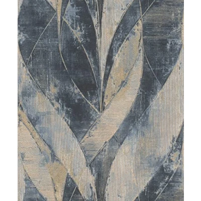 Immagine di Rasch Concrete 520064 Carta da parati in tessuto non tessuto, 10,05 m x 0,53 m, colore: Blu