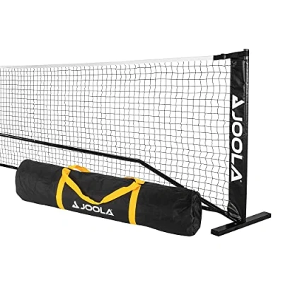 Immagine di JOOLA Elemental Pickleball Net Altezza regolamentare 91,4 cm pali e 86,4 centro, USAPA consigliato 22 &#039;Lunghezza Telaio in acciaio rete resistente, portatile include borsa per