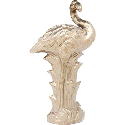 Immagine di Kare Design Flamingo Side Gold Chiaro Statuetta Decorativa, Oro, One Size