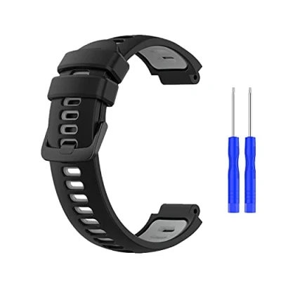 Immagine di Meiruo Cinturino Braccialetto in Silicone per Garmin Approach S20/Approach S5/Approach S6 /Forerunner 220/235/620/630/735 Smart Watch (Silicone Colour 3)