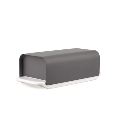 Immagine di Alessi Butter Dish Mattina Dark Grey BG04 DG by Big Game