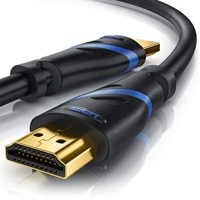 Immagine di CSL Cavo HDMI 8K 2.1 da 3 m a 60Hz, 4K 120Hz con DSC 48 Gbps 2.0a 2.0b 3D Ethernet ad alta velocità HDTV UHD II Dynamic HDR 10+ eARC Variable Refresh Rate VRR