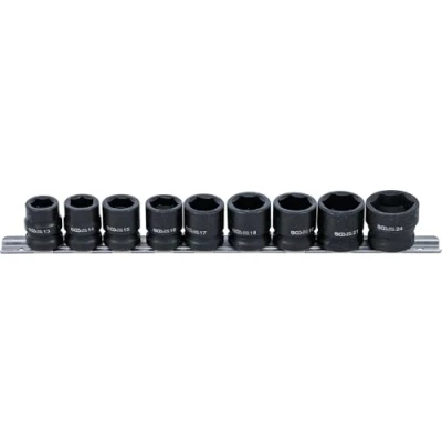 Immagine di BGS Juego de llaves vaso impacto hexagonal, extra planas entrada 12,5 mm (1/2&quot;) 13 24 9 piezas