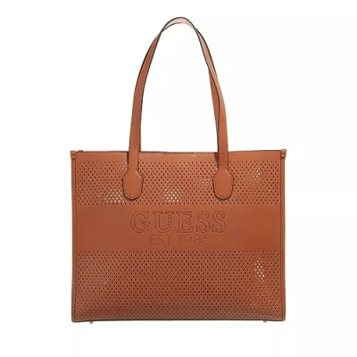 Immagine di Guess Katey PERF Shopping bag, Donna, Taglia: One Size, Marron
