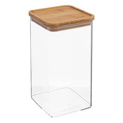 Immagine di 5five contenitore quadrato &quot;eske&quot; con coperchio in bambù 1,5l