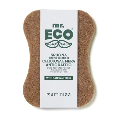 Immagine di martini SPA Spugna Doppia Azione AntiGraffio, Cellulosa Verde e Fibra Marrone, Tamaño único