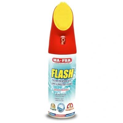 Immagine di Ma Fra, Pulitore Flash Interni, a Secco, Adatto Tessuto, Velluto e Alcantara, Neutralizza gli Odori, 400ml