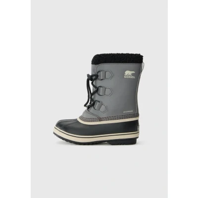 Immagine di Sorel Yoot Pac TP Boot WP, Stivali da Neve Impermeabili, Unisex Bambini e ragazzi, Quarry/Black 2024, 34 EU