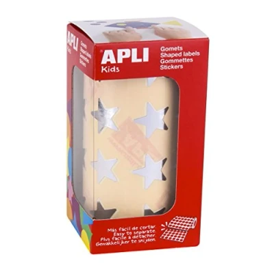 Immagine di APLI Kids Rotolo di gommini 19,5 mm Estrella argento