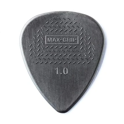 Immagine di JIM DUNLOP Max Grip® Plettri standard per chitarra, in nylon, 1,0 mm, confezione da 24