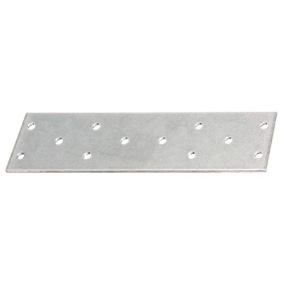 Immagine di Alberts 337704 Piastra di giunzione multiforo, Acciaio, 160 x 40 mm / 50 Stk