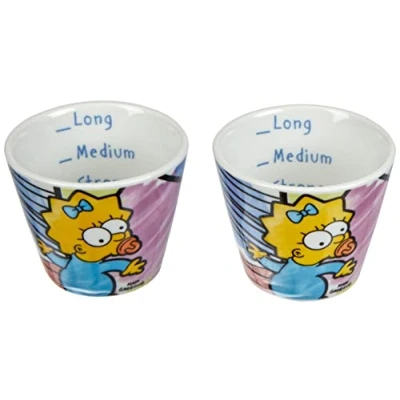 Immagine di Egan PTS83/2R Bicchierini caffè, Modello Maggie, Porcellana, Multicolore, 2 unità (Confezione da 1)