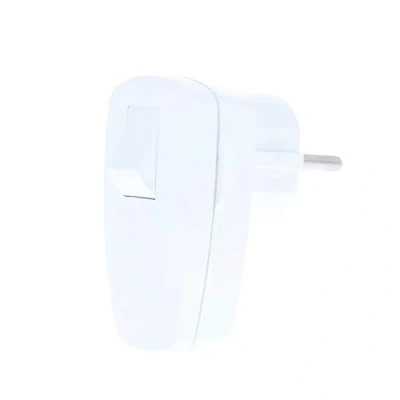 Immagine di AS Schwabe 45035 Spina angolata di sicurezza Plastica con interruttore 230 V Bianco IP20
