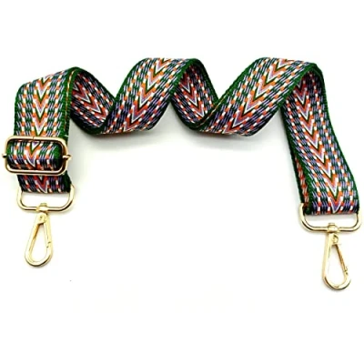 Immagine di Keriocusi Tracolla per Borse Donna Colorato Cinghia della Borsa Larga, Regolabile con Gold Moschettone, Durevole Crossbody Borsa, Borsetta, Chitarra DIY Spalla Accessori Ragazze, 22