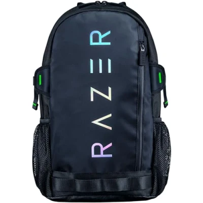 Immagine di Razer Rogue v3 Zaino per computer portatile da 16&quot;, resistente agli strappi e all&#039;acqua, tasca laterale in rete bottiglie d&#039;acqua, scomparto dedicato portatili fino a 16&quot;