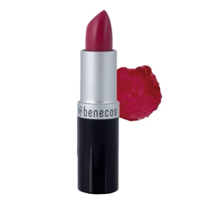Immagine di Benecos natural beauty 90702 rossetto luccicante con olio di jojoba biologico e cera d&#039;api biologica rosa