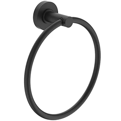 Immagine di Ideal Standard IOM Portasciugamani ad anello, Nero Seta