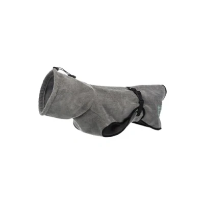 Immagine di Trixie Accappatoio per Cani, Lunghezza Schiena 75 cm, con Pettorina e Cintura Addominale Regolabile in Modo Continuo Fibbia. 170g