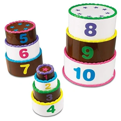 Immagine di Learning Resources Torta con numeri da impilare per imparare a contare Smart Snacks Stack &amp; Count Layer Cake