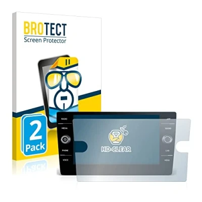 Immagine di brotect Pellicola Protettiva per Volkswagen T Roc R Line 2022 Discover Media 8&quot; Protezione Schermo (2 Pezzi) [Trasparente, Anti Impronte]
