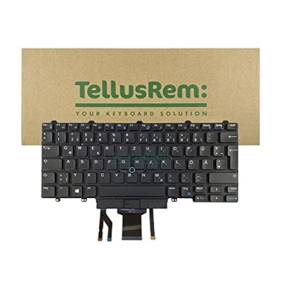 Immagine di Sostituzione della Tastiera Tedesco retroilluminata per dell Latitude E5450, E7450, E7470