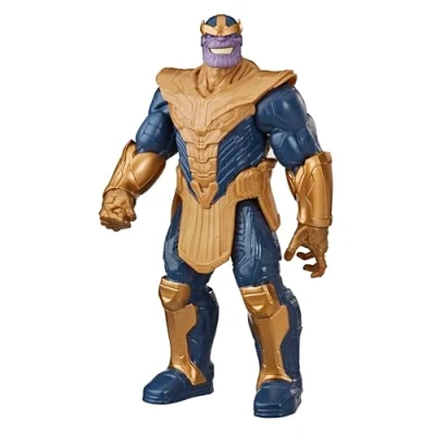Immagine di Marvel Avengers Titan Hero Series Blast Gear, Action figure di Thanos (classe Deluxe), 30 cm, per bambini dai 4 anni in su