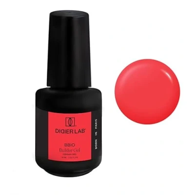 Immagine di DIDIER LAB BBIO Gel Costruttore per Unghie in Bottiglia Ferrary Red Formula Pura senza HEMA e TPO Autolivellante Ricostruzione UV LED Rinforzare 15ml