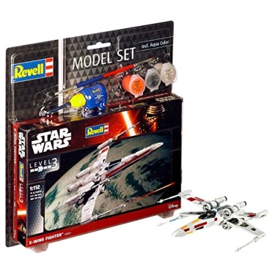 Immagine di Revell Star Wars Control 1/241 Model Set X Wing Fighter, Colore Grigio, Large, RV63601