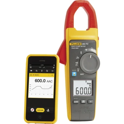 Immagine di Fluke 902 FC Pinza amperometrica, Multimetro portatile digitale CAT III 600 V, IV 300 V Display (Counts): 6000