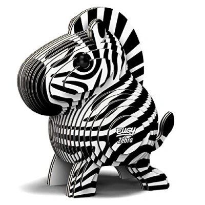 Immagine di EUGY 011 Zebra. Eco Friendly 3D Paper Puzzle