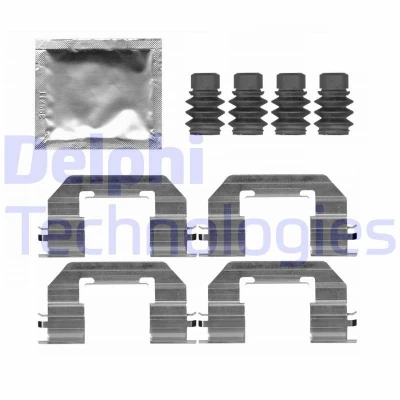Immagine di DELPHI LX0721 Kit accessori, Pastiglia freno JEEP: Renegade SUV, Compass, FIAT: 500X