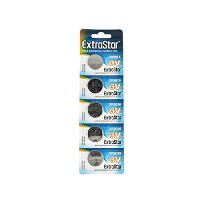 Immagine di 5 BATTERIE A BOTTONE CR2016 LITIO 3 V PILE CR 2016