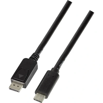 Immagine di LogiLink USB C® / DisplayPort Cavo adattatore Spina C®, 3.00 m Nero UA0336