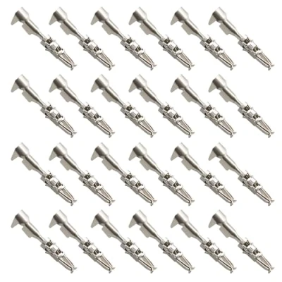 Immagine di OTOTEC 40 terminali per cablaggio automobilistico 10335701 357972740D 963530 Terminale di riparazione a crimpare Compatibile con VW Audi Crimp Terminal Pin