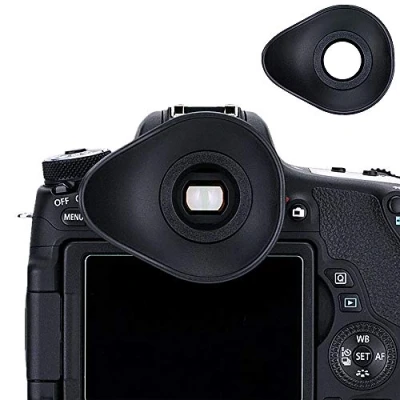 Immagine di JJC Fotocamera Oculare per Canon EOS 6D Mark II, 6D, 5D 5D, 77D, 80D, 70D, 60D, 800D, 760D, 750D, 1300D, 1200D, 1100D, 200D, 100D etc. Sostituisce l&#039;oculare Eb., Ef.