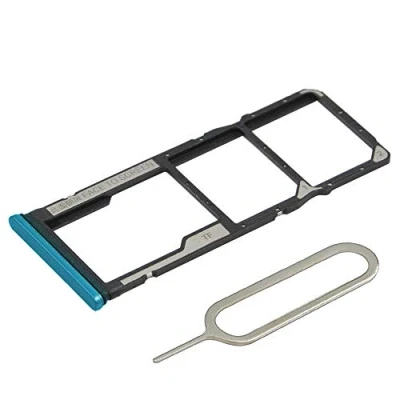 Immagine di MMOBIEL Vassoio Carta SIM Compatibile con Xiaomi Redmi Note 9 / 9S Pro Porta Scheda Incl il pin della Blu
