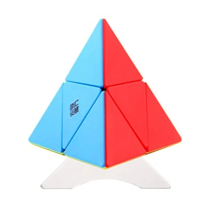 Immagine di OJIN YongJun YJ 2x2 Piramide liscia Pyraminx cubo Puzzle Triangolo a tetraedro quattro assi con treppiede (Senza Adesivo)