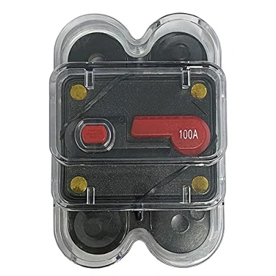Immagine di Offgridtec® Interruttore di circuito DC manuale, 12 V, 24 48 100 A, IP56, cortocircuito