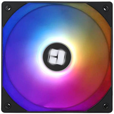 Immagine di Thermalright TL C12RB S V2 CPU ventola di raffreddamento PWM, 4 pin per computer con apertura ARGB, velocità 1500 RPM PC Reverse Fan (120 mm, nero)