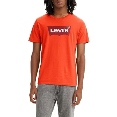 Immagine di Levi&#039;s Graphic Crewneck TEE Tshirt con stampa, Uomo, Taglia: Medium, Core mandari