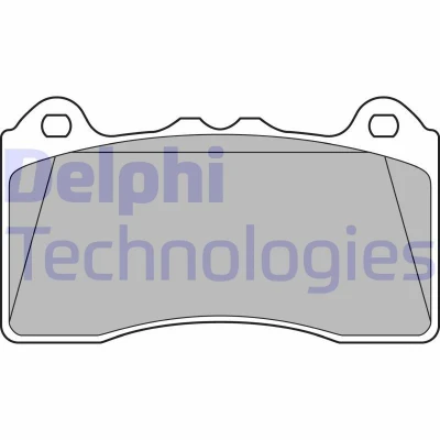 Immagine di DELPHI LP3436 Kit pastiglie freno con segnalatore acustico usura lamierino anticigolío senza accessori FORD: FOCUS 3