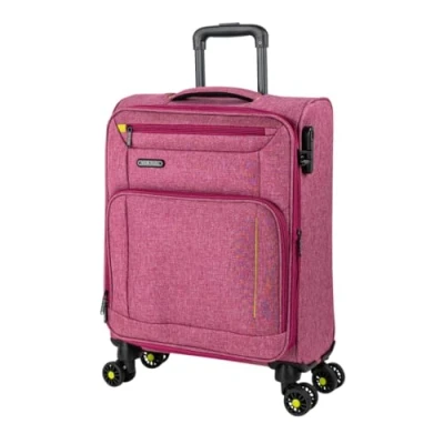 Immagine di JASLEN Valigia 55x40x20 Trolley Bagaglio a Mano. Valigie e per i Tuoi Viaggi in Cabina. Materiale EVA Polyester Resistente Super Leggero, Fucsia