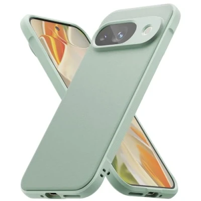 Immagine di Ringke Onyx Compatibile con Cover Pixel 9, Ottima Grip Antiscivolo Antiurto Perfetta Calza Custodia Robusta Antigraffio TPU Mint